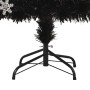 Árbol de Navidad copos de nieve LED fibra óptica negro 180 cm en Decoración Festiva y Estacional | Comprar online en Foru.es