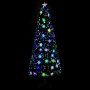 Árbol de Navidad copos de nieve LED fibra óptica negro 240 cm en Decoración Festiva y Estacional | Comprar online en Foru.es