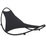 Tumbona mecedora con ruedas acero y tejido textilene negro de vidaXL, Tumbonas - Ref: Foro24-317603, Precio: 82,67 €, Descuen...