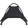 Tumbona mecedora con ruedas acero y tejido textilene negro de vidaXL, Tumbonas - Ref: Foro24-317603, Precio: 82,67 €, Descuen...