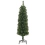 Árbol de Navidad artificial delgado y soporte PVC verde 120 cm en Decoración Festiva y Estacional | Comprar online en Foru.es