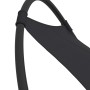 Tumbona mecedora con ruedas acero y tejido textilene negro de vidaXL, Tumbonas - Ref: Foro24-317603, Precio: 82,67 €, Descuen...