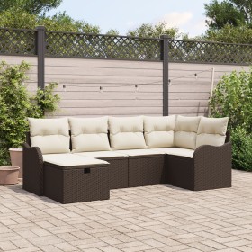 Comprar Conjunto Sofá Jardín de 6 piezas con