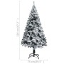 Árbol de Navidad artificial verde con nieve 120 cm en Decoración Festiva y Estacional | Comprar online en Foru.es
