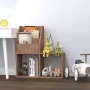 Revistero de niños madera ingeniería roble Sonoma 71x30x78,5 cm de vidaXL, Revisteros - Ref: Foro24-339518, Precio: 51,82 €, ...
