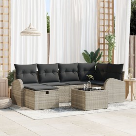 Comprar Juego de Sofá de Jardín de 7 Piezas con