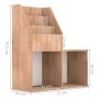 Revistero de niños madera ingeniería roble Sonoma 71x30x78,5 cm de vidaXL, Revisteros - Ref: Foro24-339518, Precio: 51,82 €, ...