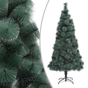 Árbol de Navidad artificial con soporte verde PET 210 cm en Decoración Festiva y Estacional | Comprar online en Foru.es