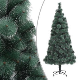Árbol de Navidad artificial con soporte verde PET 210 cm en Decoración Festiva y Estacional | Comprar online en Foru.es