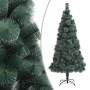 Árbol de Navidad artificial con soporte verde PET 210 cm en Decoración Festiva y Estacional | Comprar online en Foru.es