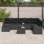 Juego de Sofá de Jardín de 9 Piezas con Cojines Negro Poliratán de , Sofás de exterior - Ref: Foro24-3359142, Precio: 565,45 ...