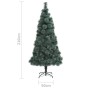 Árbol de Navidad artificial con soporte verde PET 210 cm en Decoración Festiva y Estacional | Comprar online en Foru.es