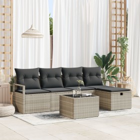 Comprar Juego de Sofá de Jardín de 6 Piezas con
