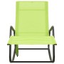 Tumbona de acero y textilene verde de vidaXL, Tumbonas - Ref: Foro24-317594, Precio: 74,89 €, Descuento: %