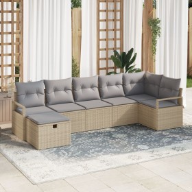 Comprar Conjunto de Sofá de Jardín de 7 Piezas