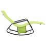 Tumbona de acero y textilene verde de vidaXL, Tumbonas - Ref: Foro24-317594, Precio: 74,89 €, Descuento: %