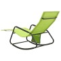 Tumbona de acero y textilene verde de vidaXL, Tumbonas - Ref: Foro24-317594, Precio: 74,89 €, Descuento: %