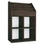 Children's magazine rack engineered wood smoked oak 71x30x114 cm by vidaXL, Magazine racks - Ref: Foro24-339534, Price: 73,94...