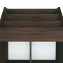Children's magazine rack engineered wood smoked oak 71x30x114 cm by vidaXL, Magazine racks - Ref: Foro24-339534, Price: 73,94...