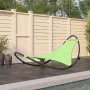 Schaukelliege mit Stahlrädern und grünem Textilene-Stoff von vidaXL, Liegen - Ref: Foro24-317606, Preis: 110,93 €, Rabatt: %