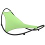 Tumbona mecedora con ruedas acero y tejido textilene verde de vidaXL, Tumbonas - Ref: Foro24-317606, Precio: 92,18 €, Descuen...