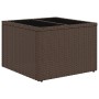 Conjunto de Sofá de Jardín de 8 Piezas con Cojines Marrón Ratán Poly de , Sofás de exterior - Ref: Foro24-3359307, Precio: 52...