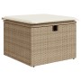 Conjunto de sofá de jardín de 6 piezas con cojines beige de ratán polivalente de , Sofás de exterior - Ref: Foro24-3359320, P...