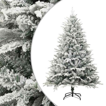 Árbol de Navidad artificial con nieve PVC y PE verde 180 cm en Decoración Festiva y Estacional | Comprar online en Foru.es