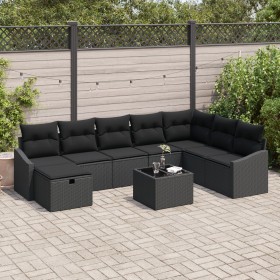 Comprar Juego de Sofá de Jardín de 9 Piezas con