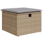Conjunto de Sofá de Jardín de 4 Piezas con Cojines Beige Ratán Poli de , Sofás de exterior - Ref: Foro24-3359349, Precio: 294...