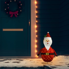 Papá Noel de Navidad decorativo con LED tela lujosa 60 cm en Decoración Festiva y Estacional | Comprar online en Foru.es