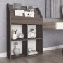 Revistero de niños madera ingeniería gris y Sonoma 71x30x114 cm by vidaXL, Magazine racks - Ref: Foro24-339533, Price: 82,64 ...