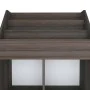 Revistero de niños madera ingeniería gris y Sonoma 71x30x114 cm by vidaXL, Magazine racks - Ref: Foro24-339533, Price: 82,64 ...