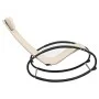 Tumbona con almohada acero y textilene crema de vidaXL, Tumbonas - Ref: Foro24-317585, Precio: 74,49 €, Descuento: %