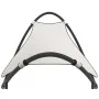 Rocking lounger with steel wheels and cream textilene fabric by vidaXL, Loungers - Ref: Foro24-317605, Price: 91,13 €, Discou...