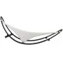 Rocking lounger with steel wheels and cream textilene fabric by vidaXL, Loungers - Ref: Foro24-317605, Price: 91,13 €, Discou...