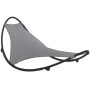 Rocking lounger with steel wheels and gray textilene fabric by vidaXL, Loungers - Ref: Foro24-317604, Price: 110,33 €, Discou...