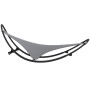 Tumbona mecedora con ruedas acero y tejido textilene gris de vidaXL, Tumbonas - Ref: Foro24-317604, Precio: 91,68 €, Descuent...