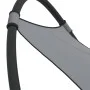 Rocking lounger with steel wheels and gray textilene fabric by vidaXL, Loungers - Ref: Foro24-317604, Price: 110,33 €, Discou...