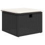 Conjunto de sofá de jardín de 5 piezas con cojines negro poliratán de , Sofás de exterior - Ref: Foro24-3359619, Precio: 346,...