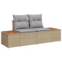 Conjunto de Sofás de Jardín de 8 Piezas con Cojines Beige de Ratán | Foro24.es | Tu tienda online para hogar, jardín y más Foro24.es