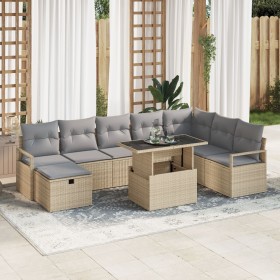 Comprar Juego de Sofás de Jardín de 9 Piezas con