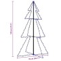 Árbol de Navidad 160 LEDs interior y exterior 78x120 cm en Decoración Festiva y Estacional | Comprar online en Foru.es