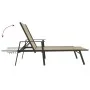 Tumbona de acero y tela textilene crema de vidaXL, Tumbonas - Ref: Foro24-317597, Precio: 131,56 €, Descuento: %