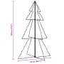 Árbol de Navidad 160 LEDs interior y exterior 78x120 cm en Decoración Festiva y Estacional | Comprar online en Foru.es