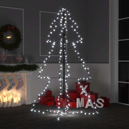 Árbol de Navidad 200 luces LED interior y exterior 98x150 cm en Decoración Festiva y Estacional | Comprar online en Foru.es