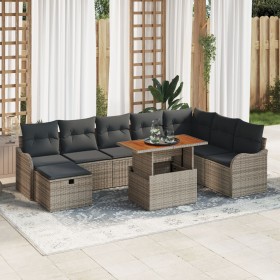 Comprar Conjunto de Sofás de Jardín de 9 Piezas