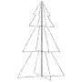 Árbol de Navidad 200 luces LED interior y exterior 98x150 cm en Decoración Festiva y Estacional | Comprar online en Foru.es