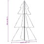 Árbol de Navidad 200 luces LED interior y exterior 98x150 cm en Decoración Festiva y Estacional | Comprar online en Foru.es