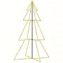 Árbol de Navidad 240 luces LED interior y exterior 118x180 cm en Decoración Festiva y Estacional | Comprar online en Foru.es